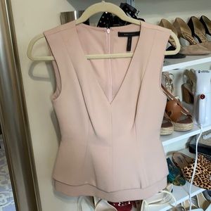 BCBG peplum top